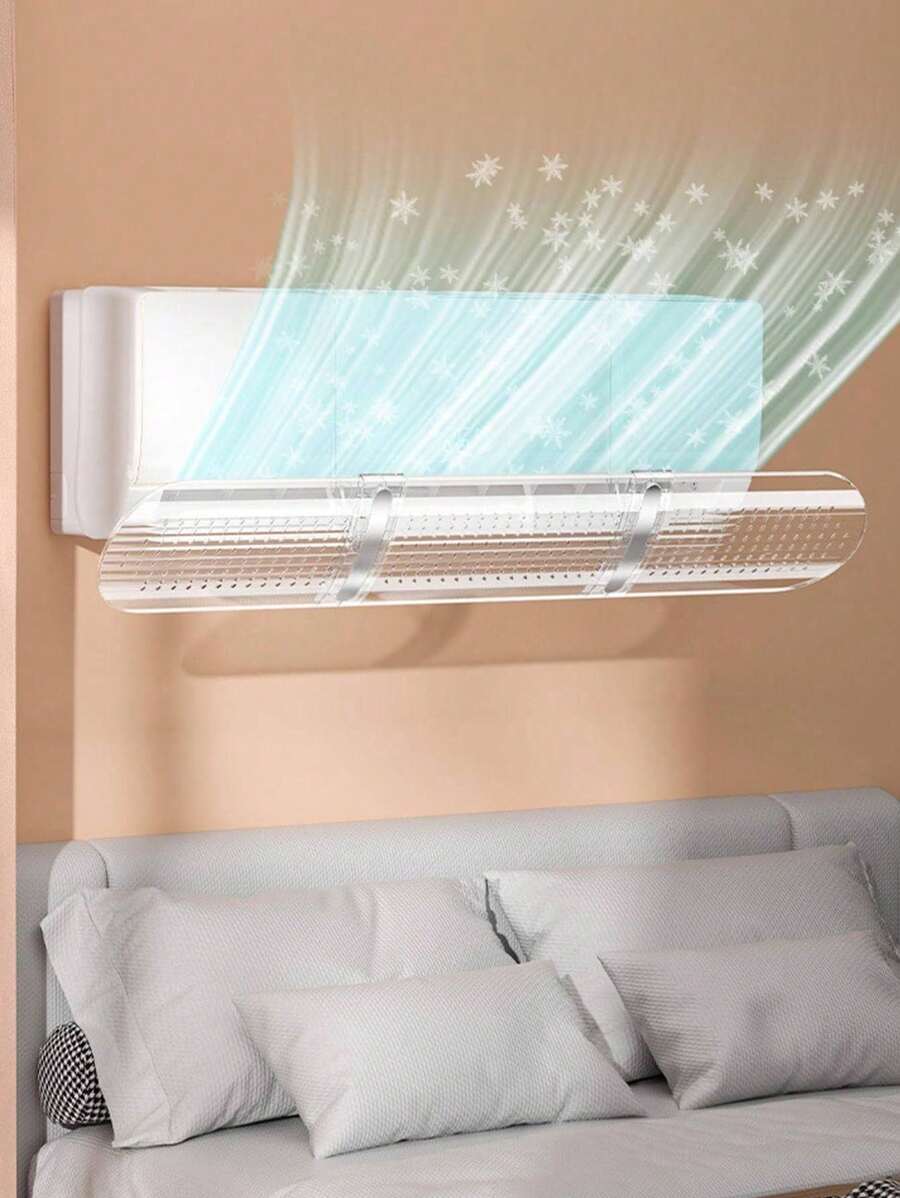 1pc Tấm chắn gió điều hòa không khí, Tấm dẫn hướng chống nhỏ giọt gắn tường, Túi, Bộ sắp xếp, Lưu trữ - Nhiều màu - Xem 1