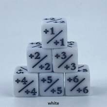 10pcs Standard 14mm Transparent Game Dice, 6-Sided Colored Game Dice, Suitable For  Adults Playing Games  ,Friends Party For Fun Dice