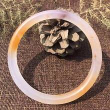 1 Natural Jade Strip Bracelet, Gemstone Bracelet, Quality Jewelry (Multiple Colors And Sizes Optional) Women's Fashion Bracelet, Healing Meditation Bracelet, Smooth Stone Bracelet, Natural Jade Bracelet, Can Promote Wisdom, Balance Peace, Holiday Gift, Gift For Her. - B - View 6