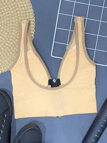 Women Basic Tops - สีส้ม - ดู 2