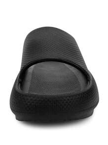 Nuevo Sandalias chanclas de moda Unisex Mujer Hombre, PLATAFORMA 4cm Chanclas mujer Unisex Suela Gruesa Impermeable C - Negro - Ver 7