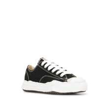Maison Mihara Yasuhiro Hank Original Sole Canvas Low-Top Sneakers - Black - View 2