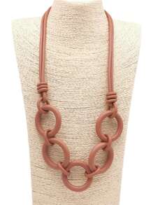 MARLIWOO 1入精美波西米亞風珠寶項鍊，時尚奢華設計女士珠寶飾品