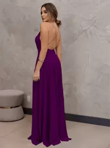 Bridesmaid Dresses - Màu tím - Xem 4
