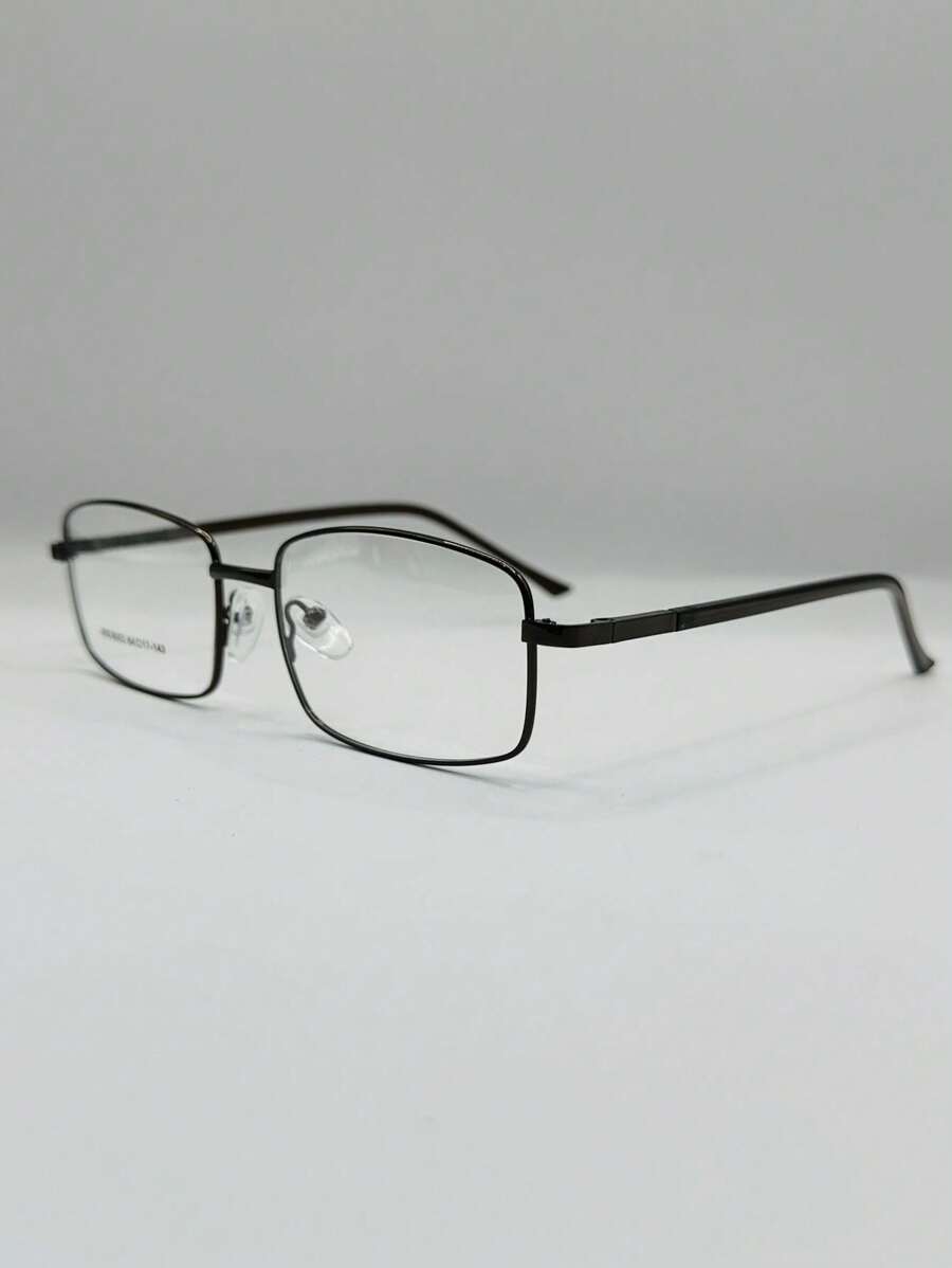 1PÇ Armaçao para oculos de grau metalico - Castanho - Visão 1