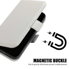 1 个日记本风格的手机壳/卡夹，荔枝皮革保护套，带手带和可调节挂绳，钱包设计，图案时尚，支持支架功能和简约卡槽，翻盖防摔外壳。实用又方便的手机颈带。兼容 iPhone 11/12/13/14/15 Pro ProMax、三星 S22/S23/S24 A52/A53/A54。 - 藍灰色 - 查看 5