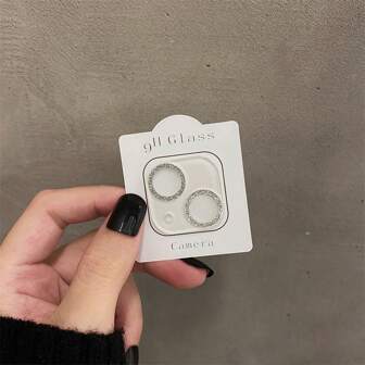Dinto Bling Multi Color Diamond Screen Clear Tempered Glass Camera Lens Protector Compatible With Iphone 11 12 13 14 15 16 Plus 15 16 Pro Max