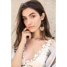 Natural Drop Woven Earrings - 彩色 - 查看 4