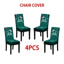1/2/4/6 Cái Bộ Bọc Ghế Co Giãn Tại Nhà, Bao Gồm Bọc Tựa Lưng, Bọc Ghế Ăn, Vỏ Bọc Ghế, Khăn Trải Bàn, Khăn Trải Bàn Tranh Trang Trí - Nhiều màu - Xem 18