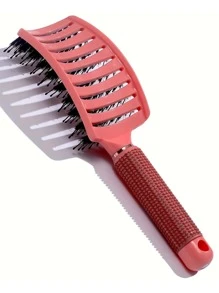 1 pieza Cepillo hueco curvo para cabello esponjoso seco y húmedo - Peine de masaje del cuero cabelludo para hombres y mujeres, herramientas de peluquería y peinado para salón, accesorios para el cabello, cepillos, peines, productos y accesorios para el cabello para barbería, salón de belleza, artículos esenciales de viaje, regreso a la escuela, artículos esenciales de viaje y vacaciones, accesorios para el cabello para mujeres, cepillo, cepillos para el cabello, cepillo de borde, cepillo para el cabello, peine, peine para el cabello, cepillo desenredante, cepillo de bola, mini cepillo para el cabello, juego de cepillos para el cabello, peine de madera, peine, cepillo para el cabello hacia atrás, cepillo para el cabello, cepillo de borde, cepillo para el cabello, peine para el cabello, juego de cepillos para el cabello, peine para el cabello, mini cepillo para el cabello, cepillo desenredante, productos para el cabello, herramientas para el cabello, cosas para el cabello, cuidado del ca - Multicolor - Ver 12