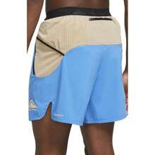 Nike Dri-FIT Trail Running Shorts - Light Photo Blue/ Khaki - View 3