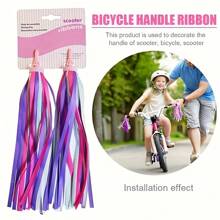 Kids' Scooter Streamers, Bicycle Decorative Streamers With Colorful Ribbons And Tassels - Multicolor - View 3