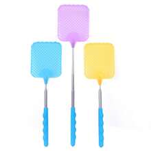 New Stainless Steel Retractable Fly Swatter, Summer Household Creative Portable Thickened Fly Swatter - Multicolor - View 5