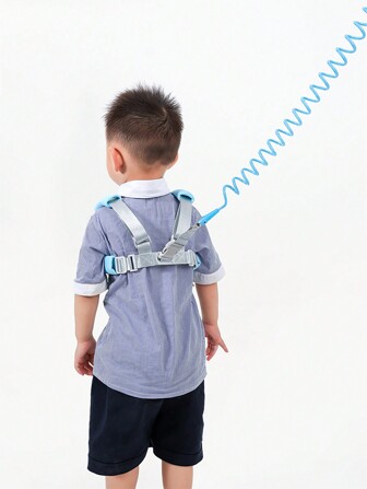 1.5m Retractable Anti-Lost Child Wristband With Spring-Loaded Telescopic Tether And Key Lock, Multi-Functional Anti-Lost Wristband