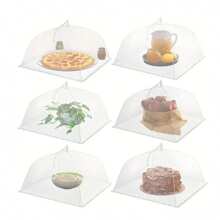 1 Vỏ Đựng Thức Ăn Ngoài Trời, Lều Thực Phẩm Lưới Bật Lên, Hoàn Hảo Cho Các Bữa Tiệc, Dã Ngoại, BBQ, Bảo Vệ Chống Ruồi Và Muỗi, Lưới Đựng Thức Ăn Có Thể Tái Sử Dụng Và Có Thể Gấp Lại Được - trắng - Xem 5