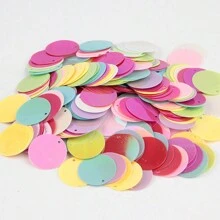 Większe okrągłe cekiny 30 mm PVC płaskie okrągłe cekiny 3 cm Hologram laserowe kolory konfetti Lentejuelas do rękodzieła taniec brzucha odzież akcesoria ślubne 20 g 60 szt.