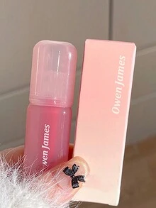 1 Son Bóng Như Gương Doudou Môi Lâu Trôi, Làm Sáng Trắng Tự Nhiên, Dưỡng Ẩm Và Màu Môi Đa Năng - Hoa hồng đỏ - Xem 3