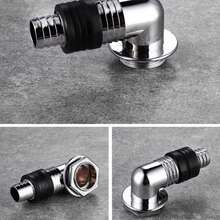 Washing Machine, Dishwasher, Floor Drain Elbow Connector, Universal Hose Adapter Disposer Trap Tool - Silver - View 3