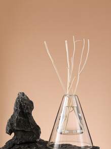 1 Glass Vase, Indoor Aromatherapy Diffuser, (No Diffuser Stick, Single Bottle) Diffuser, Aromatherapy Bottle Double-Layer Home Decoration, Room Decoration, Modern Wedding Decoration Hydroponic Flower Pot, Glass Container Crafts Decoration