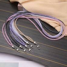 1pc Long Rhinestone Mesh Lanyard For ID Card, Student Card, Badge, Keychain Back To School - Multicolor - View 2