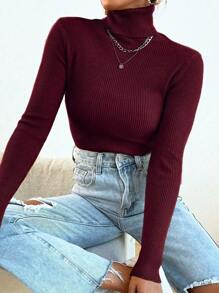 Women Sweaters - Redwood - View 1