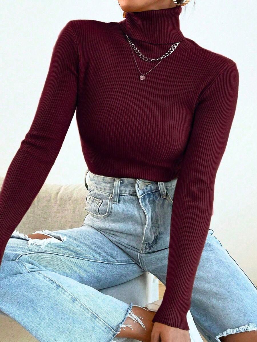Women Sweaters - Redwood - View 1