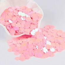 Paillettes Sequins 10mm Lớn Dẹt Tròn Cạnh Lỗ Sequin Lỏng Cho Thủ Công Khiêu Vũ Trang Sức Mặt Dây Chuyền Trang Trí Đám Cưới Phụ Kiện May Vá 20g 500 cái - Nhiều màu - Xem 30