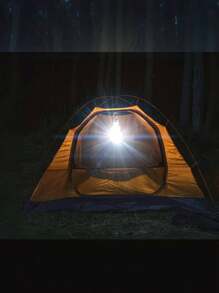 1 件太阳能 LED 吊灯 - 防水应急灯泡，适用于户外庭院、花园和露营 - 耐用、可充电且节能的夜间照明