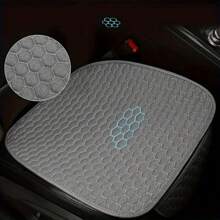 2 pièces Housse de siège de voiture universelle, protecteur de coussin avant et arrière en lin pour tapis de protection de dossier de siège pour l'intérieur d'une voiture, un camion, un SUV, une fourgonnette (1 housses pour siège avant et 1 housses pour dossier)