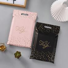 100 Pcs Pink Star Poly Mailers With Handles, 10x13 Inches Packaging Bags With Self Sealing Strips, Durable Mailing Bags For Boutique, Cosmetics, And Clothing - Pink - View 7