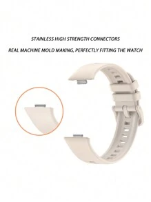 1 件套表壳和表带套装适用于华为 Watch Fit 3 色液态硅胶保护壳、糖果色保护壳和表带，适合男女佩戴，可作为返校学生的礼物 - for huawei watch fit 3 - 查看 3