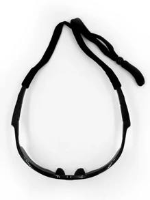 Gafas de seguridad Negras, resistentes a los arañazos, medio marco - Negro - Ver 3