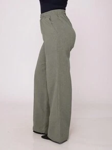 Women Pants - Army Green - View 6