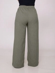 Women Pants - Army Green - View 7