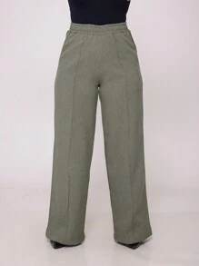 Women Pants - Army Green - View 5