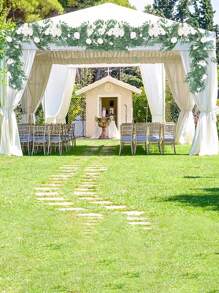Artificial Flower Garland, 5.9ft Eucalyptus Greenery Garland Fake Flower Garland Wedding Flower Vine For Table Centerpieces Decorations Wedding Arch Door Arrangement Party Decor Outdoor Indoor Home Decor