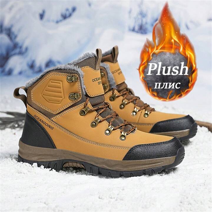 Men's winter ankle snow boots store