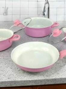 Set de 13 Piezas Ollas para Cocina y Utensilios de. Cocina - Rosa - Ver 8
