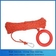 20m 6mm Thick Water Rescue Rope, Safety Rope, Lifebuoy Nylon Floating Rope, Reflective Floating Rope For Salvage - Orange - View 2