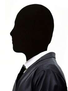 1 Stück schwarze Maske, gesichtslose Maske, dehnbar, atmungsaktiv, geruchlos, Kostümmaske für Erwachsene, Halloween, Skimaske