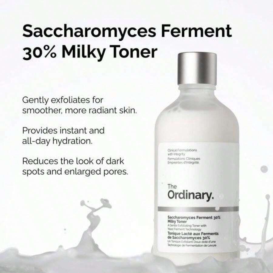 The Ordinary Saccharomyces Ferment 30 Milky Toner 100ml SHEIN USA