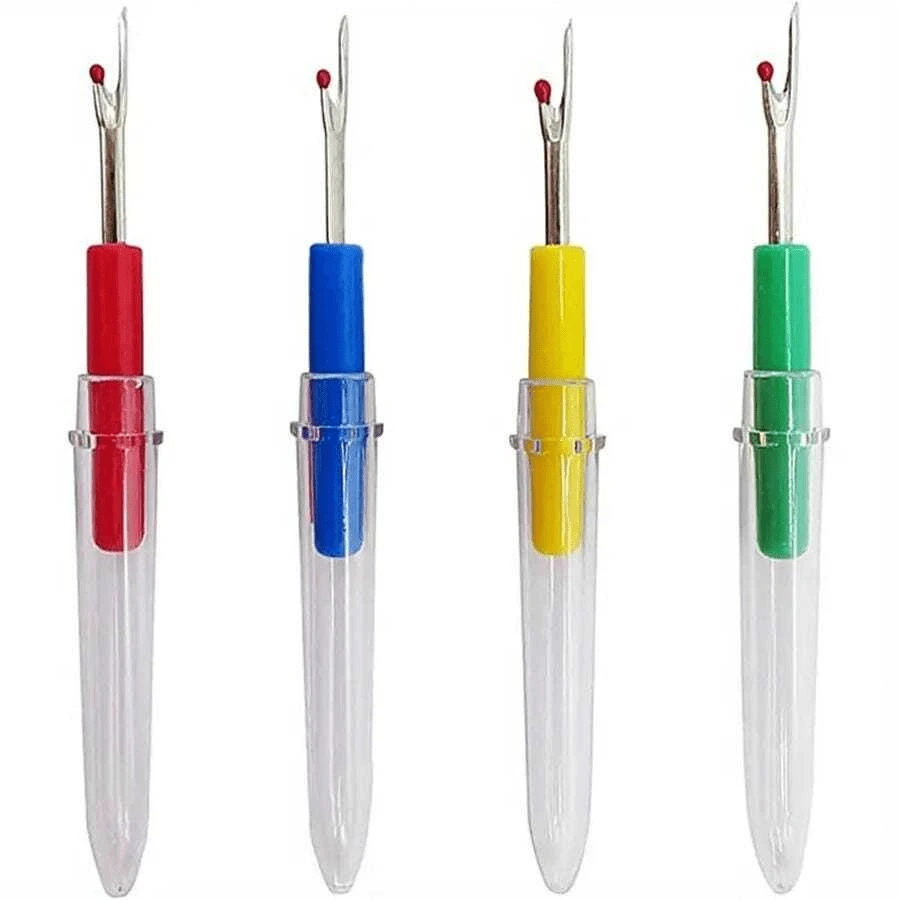 4pcs Embroidery Seam Ripper Thread Cutter, Colorful Sewing Thread