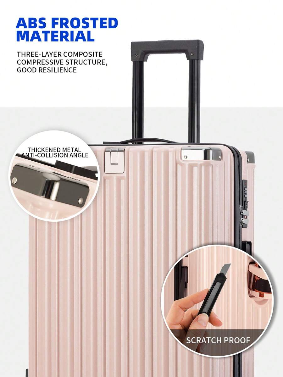 2pcs Carry On Luggage Sets Airline Approved, 20 And 24 Inch CarryOn