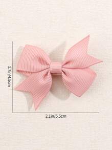 24pcs Plain Hair Bows For Girls Grosgrain Ribbon Bow Hair Clips With Full Lined Toddler Girl Bows Macaron Alligator Clips Birthday Hair Barrettes Kids Hair Accessories