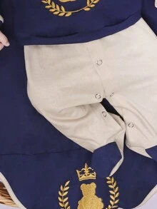 Baby Boys Sets - 卡其色 - 查看 3