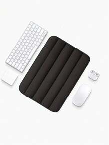 1 件米色蓬松笔记本电脑保护套 13 英寸笔记本电脑保护套，男女通用笔记本电脑保护套，可爱手提包笔记本电脑保护套，适用于 Macbook Air M2 13 英寸、iPad Pro 12.9（黑色）笔记本电脑包笔记本电脑保护套电脑包笔记本电脑手提包笔记本电脑手提包笔记本电脑公文包学生适用男士适用女士适用商务工作办公室通勤旅行绗缝包绗缝包羽绒包绗缝笔记本电脑包电脑包极简主义 - 黑色 - 查看 3