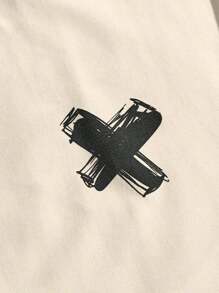 Hombres Camiseta con Camiseta estampada,Camiseta casual de manga corta para hombr Camisetas de hombre - Albaricoque - Ver 4