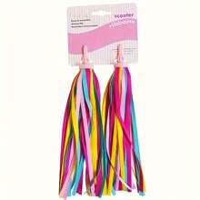 Kids' Scooter Streamers, Bicycle Decorative Streamers With Colorful Ribbons And Tassels - Multicolor - View 8