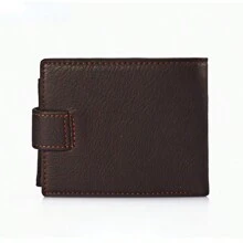 Genuine Leather Wallets Men Front Pocket Wallet Bifold Classic Male Purse With Coin Pocket And Multiple Card Slots,Birthday Fathers Day Annversary Gift For Him - Brown Color