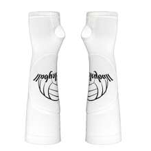 1 paire de chauffe-bras de volley-ball, protège-bras de volley-ball, accessoires de protection du avant-bras pour l'entraînement de volley-ball, protège-bras pour hommes ou femmes, manchon de avant-bras de sport de volley-ball avec support de poignet avec coussinet de protection et pouce